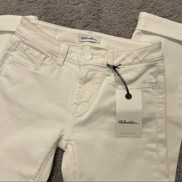 Relentless by Ariat white skinny jeans 24 NWT - Picture 3 of 6